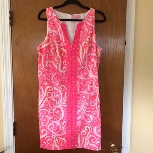 COPY - Lily Pulitzer hot pink midi summer dress